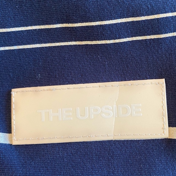 The Upside mens size 34 Bermuda board short Nautical pull on stripped preppy - Picture 4 of 8